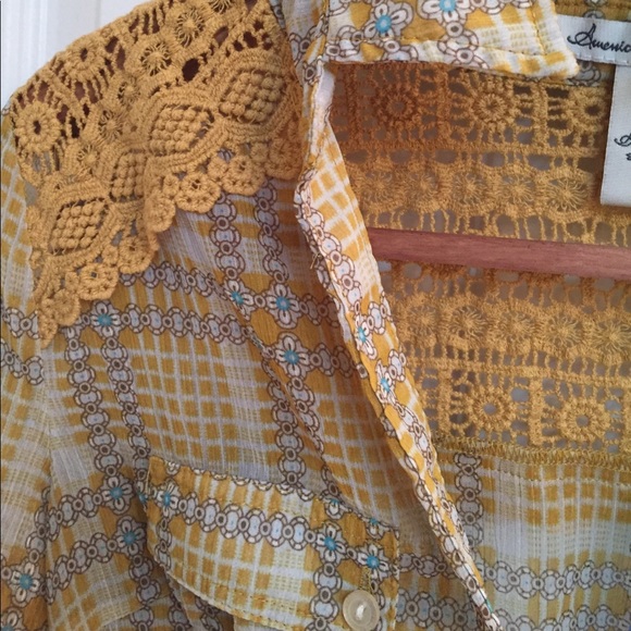 American rag yellow top - Picture 4 of 4
