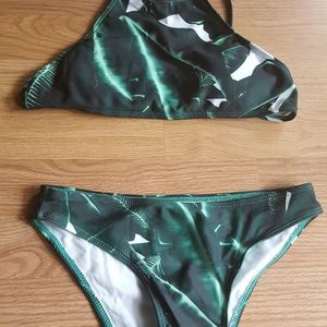 Palm Print Bikini size small