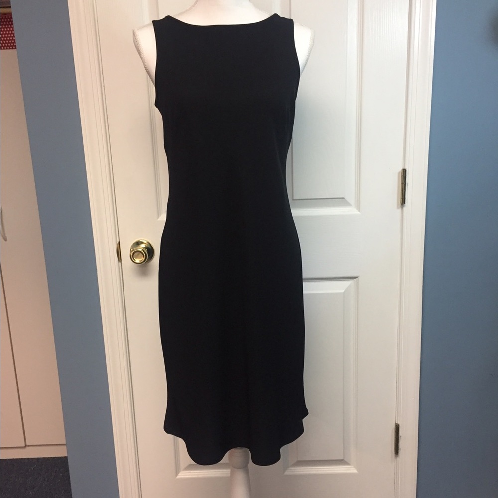 Ann Taylor Loft basic black dress. Unlined, size 6