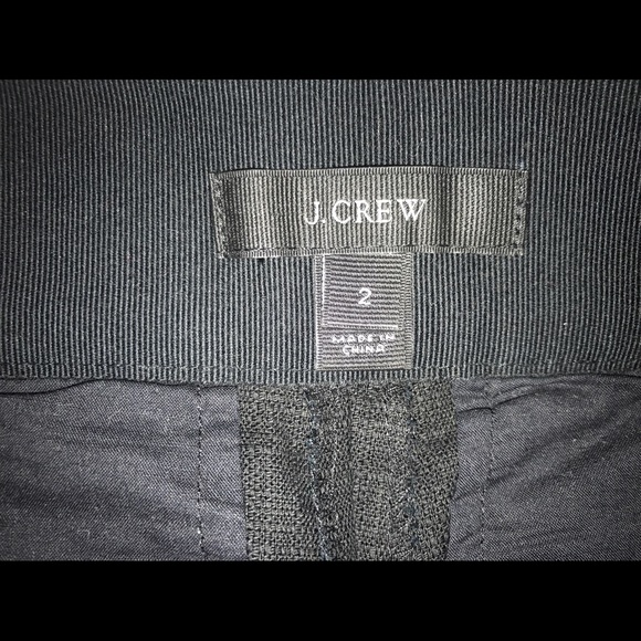 New J.Crew Black Pleated Shorts Size 2 Structured - Picture 2 of 5