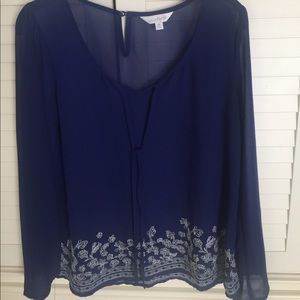 Deep Blue Blouse /Top👚 Medium lightweight 💙