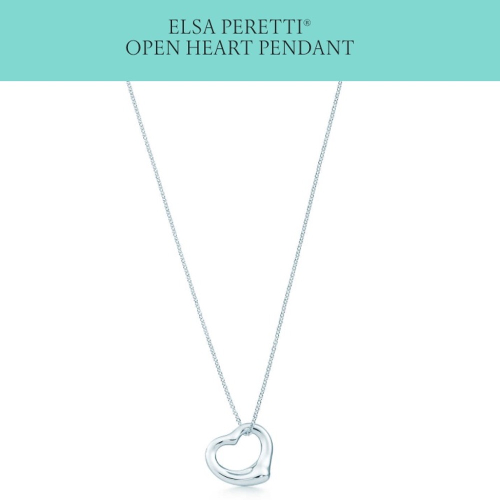Tiffany & Co. Elsa Peretti Open Heart Necklace