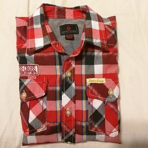 Boys Short Sleeve Swiss Cross Shirt