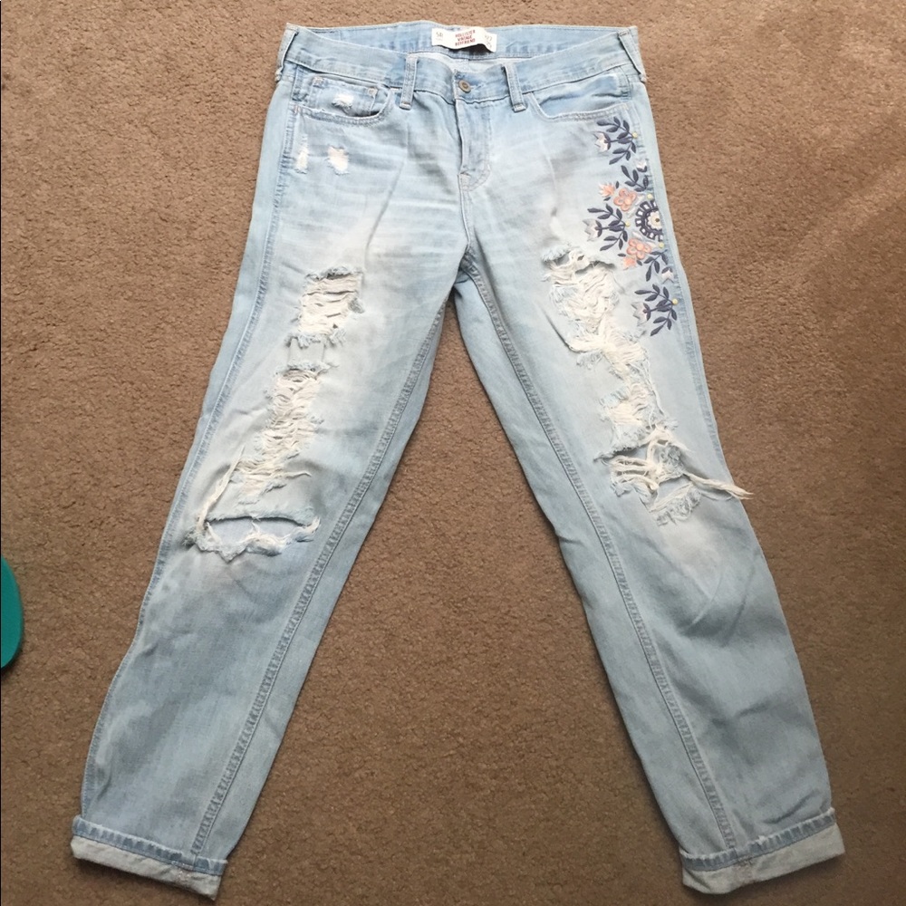 Hollister boyfriend style jeans