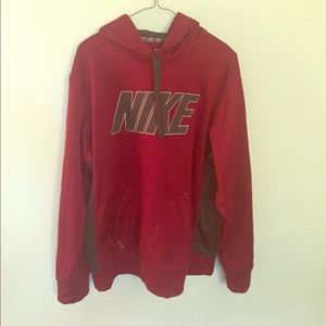 Men's dark red Nike sweatshirt size large