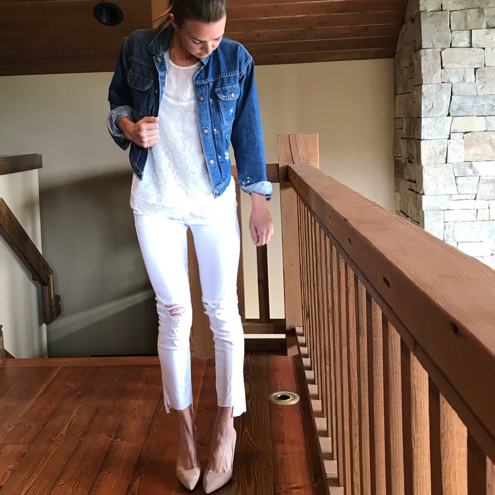 The Perfect White Lace Summer Top