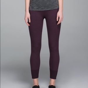 Lululemon Athletica Bordeaux Colored Leggings