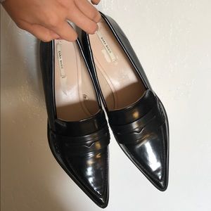 Zara Shiny Loafers
