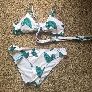 Womens 2 piece bikini.