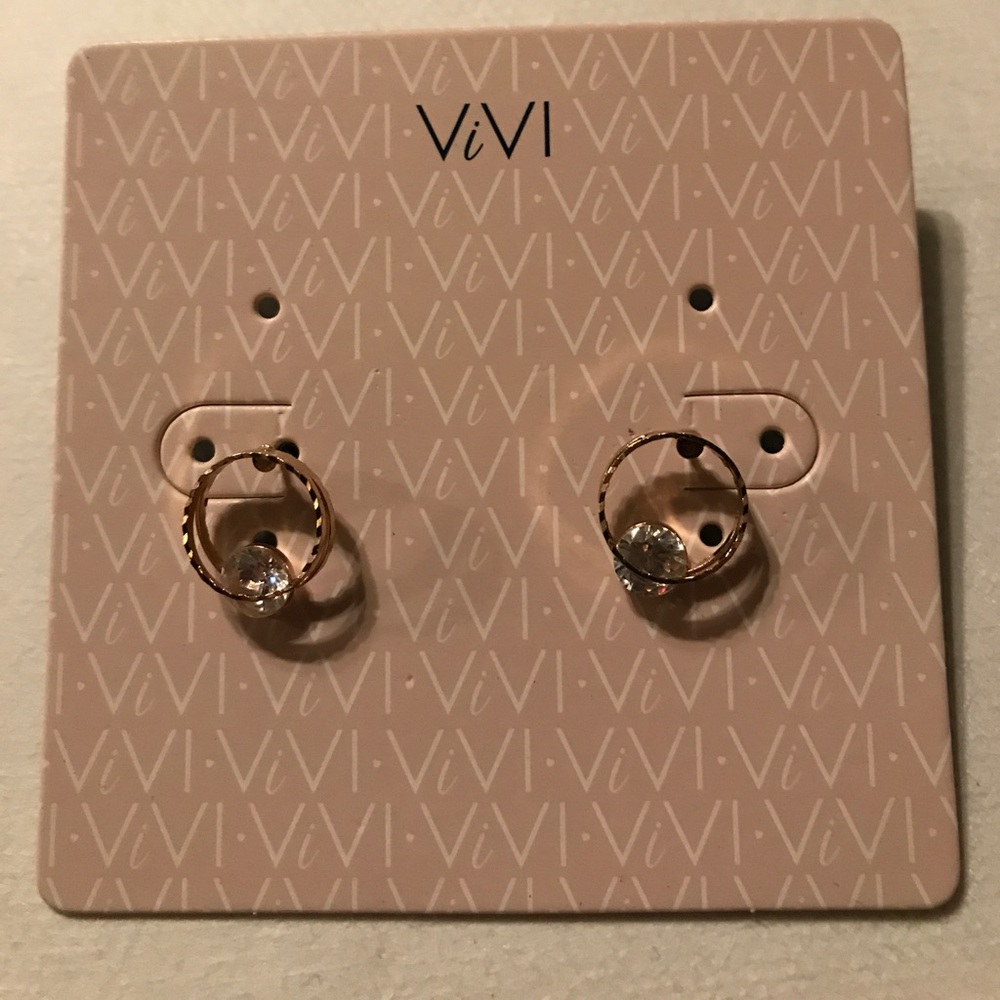 Crystal & Gold Earrings
