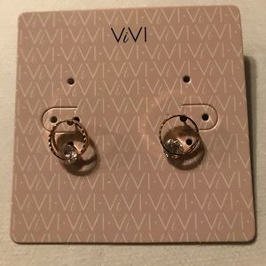 Crystal & Gold Earrings