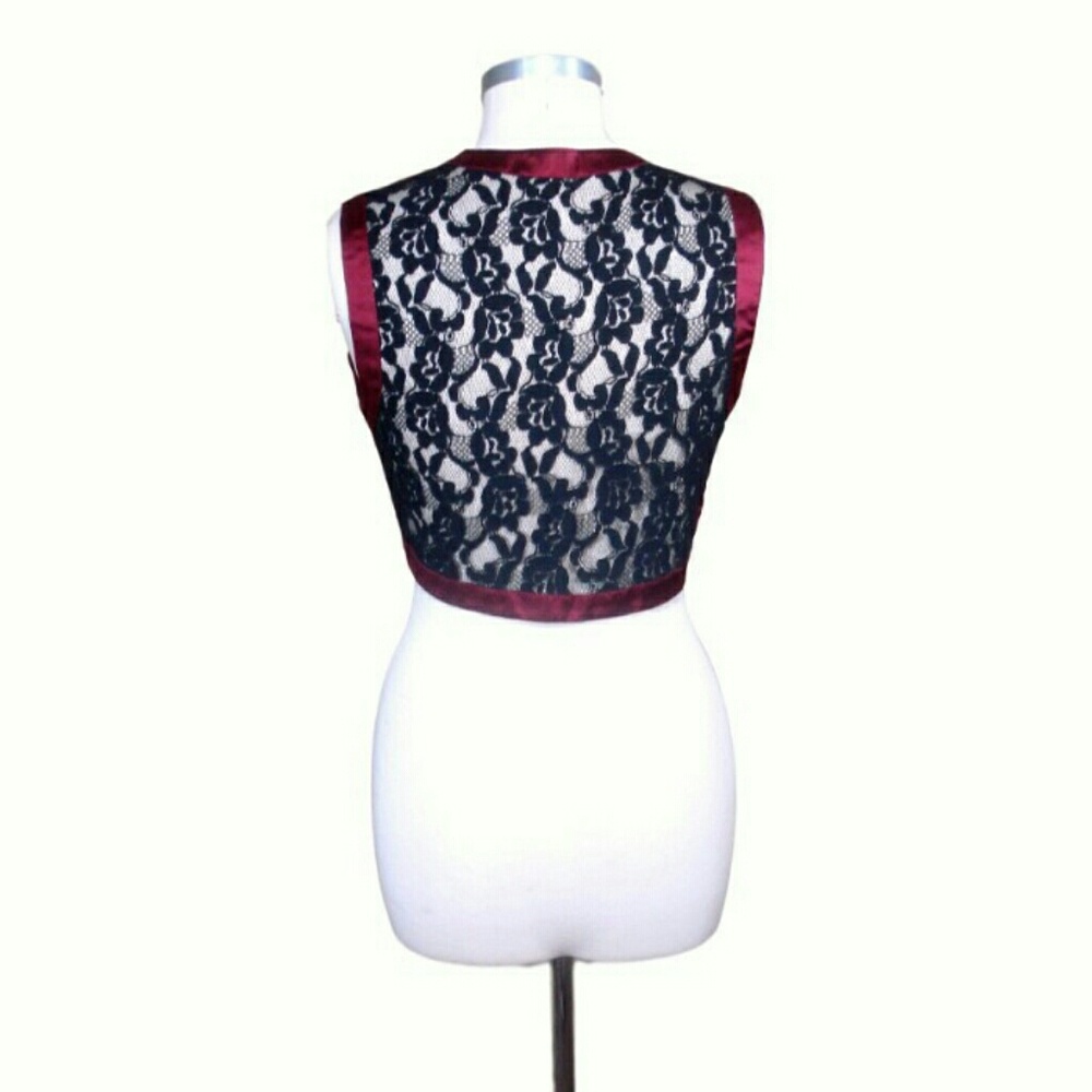 *ON HOLD* Dolce & Gabbana Satin and Lace vest - Picture 3 of 8