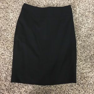 The Limited Size 4 black pencil skirt