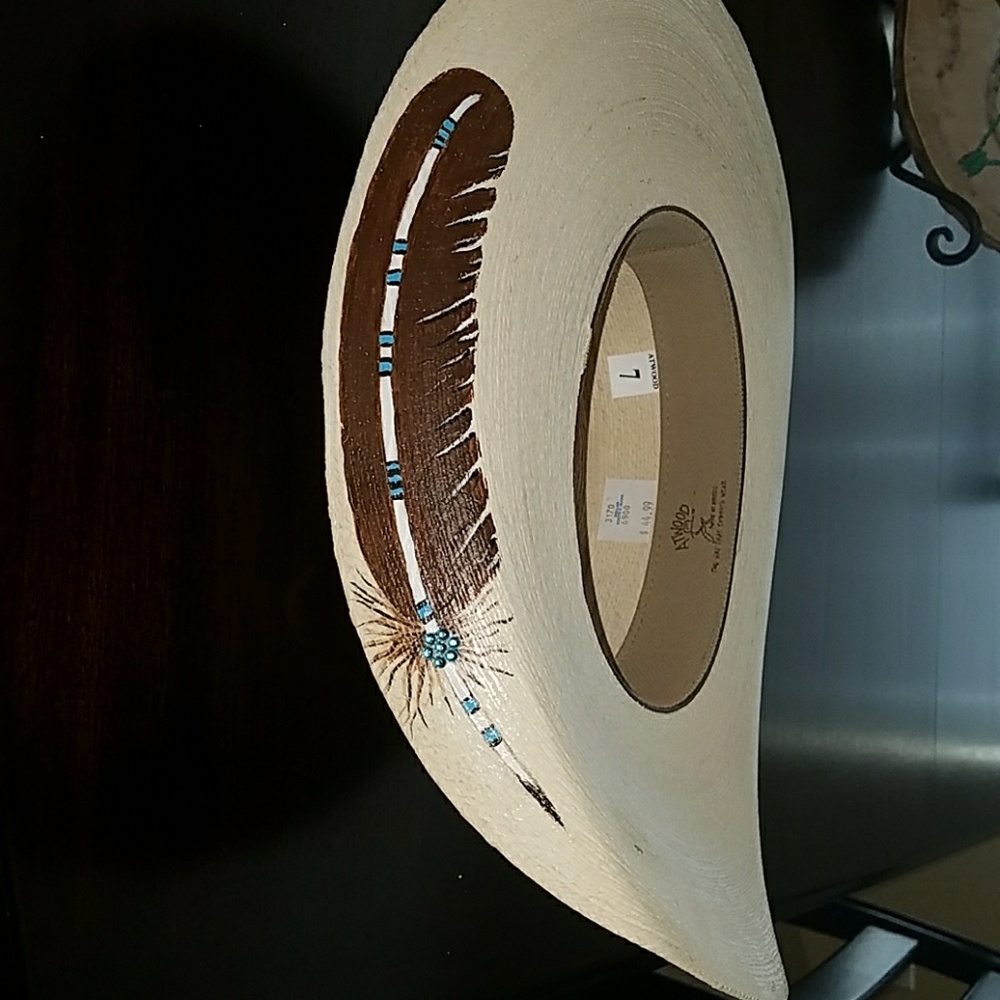 Hand painted Atwood hat