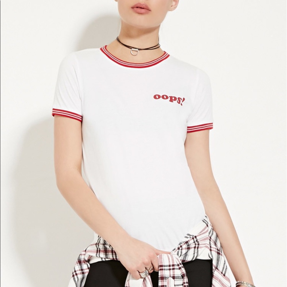 Oops T-shirt from Forever 21