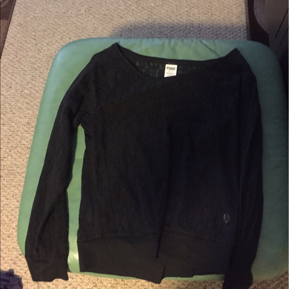 Pink Victoria's Secret black top
