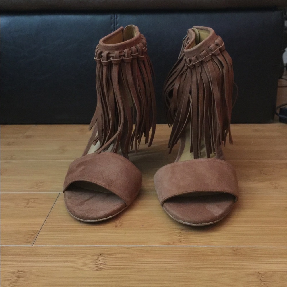 Polo Ralph Lauren Shari Fringed Suede Sandal