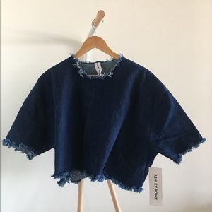Ashley Rowe Tee Shirt in Dark Denim