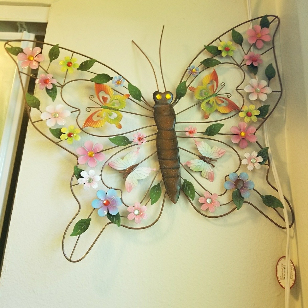 Hanging butterfly