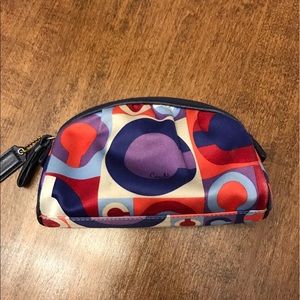 Coach makeup bag