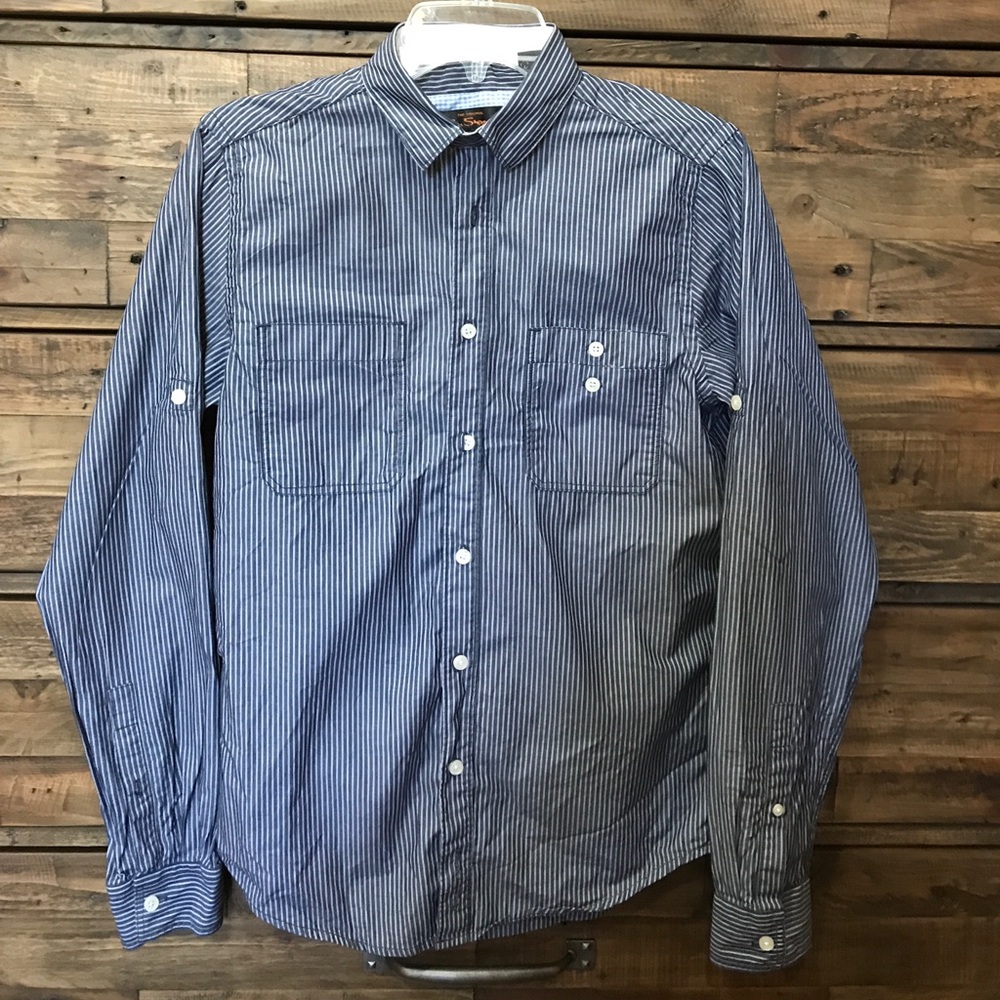 Striped Button Down Dress Shirt