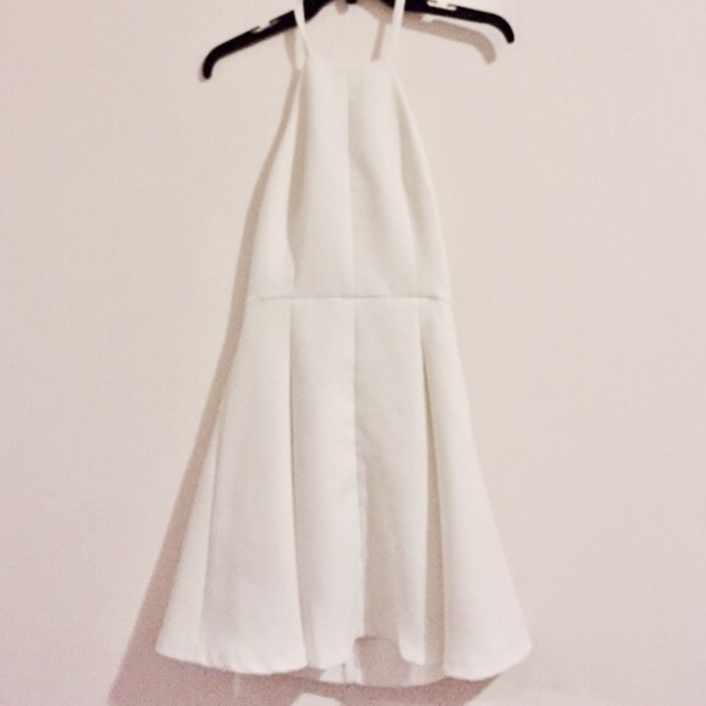 Zara  white halter dress NWOT