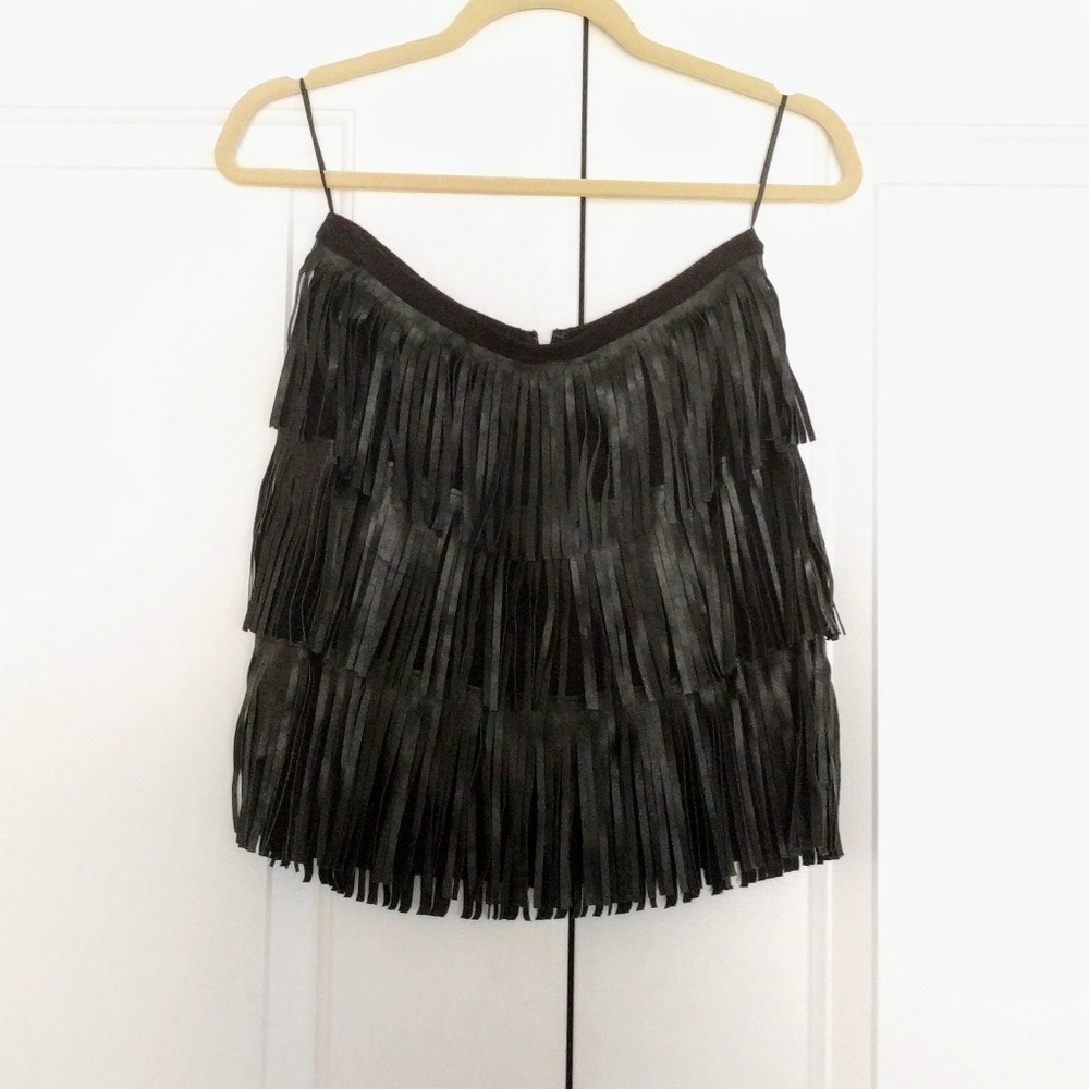 **SALE**Chan luu leather mini skirt- new with tags