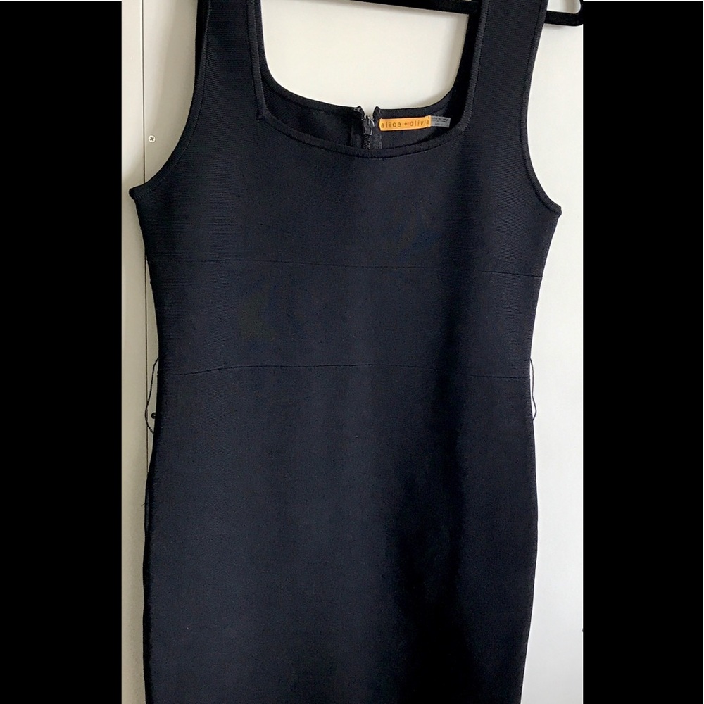 Alice & Olivia black body on dress