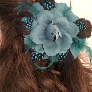 HANDMADE FLOWER HAIR PIECE!!!!
