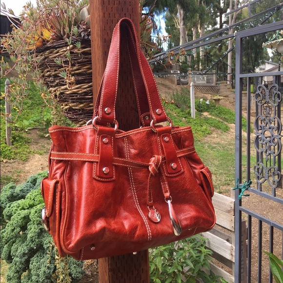 Women's handbag in brick color - Picture 1 of 4