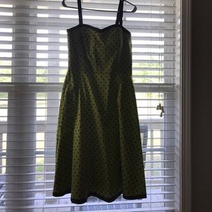 Green and brown dress by Kim Rogers size 8