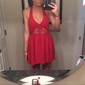 NWOT Halter Neck Boho dress Forever 21