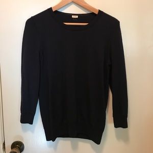 J. Crew merino navy sweater (small medium fit)