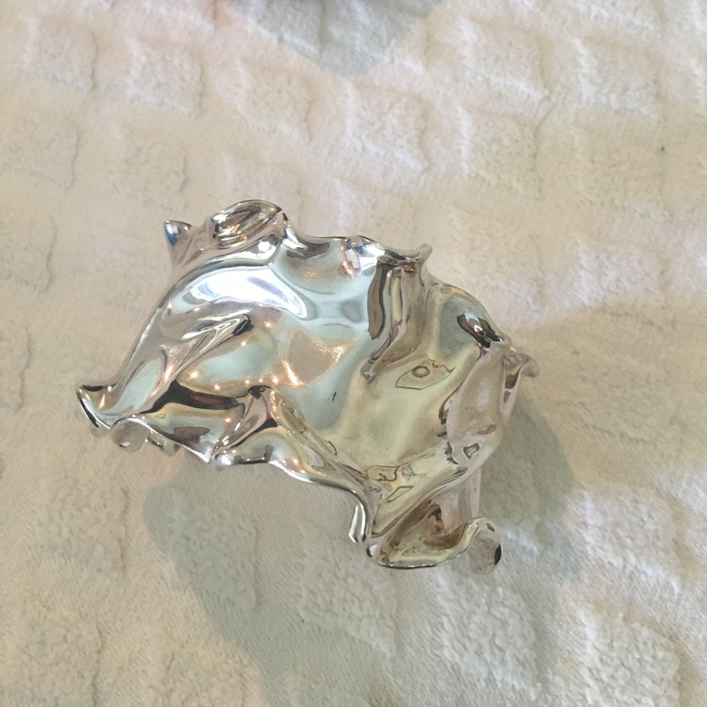 Sterling silver statement cuff. Woah!