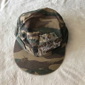 Camo Rhinestone hat