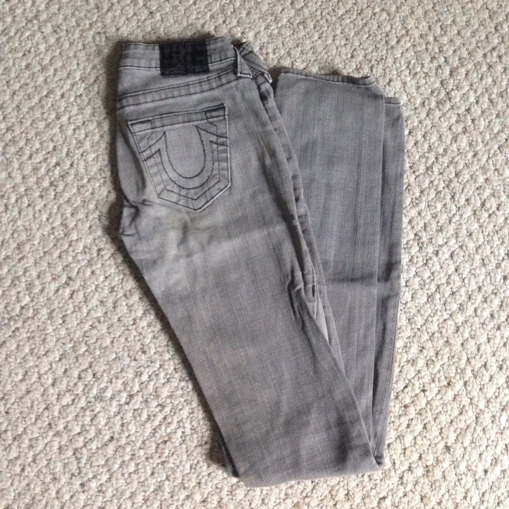 Gray jeans