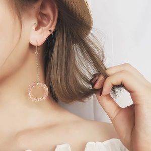 ✨Summer Crystal circle earrings