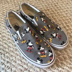 Disney Mickey Mouse Vans slip ons