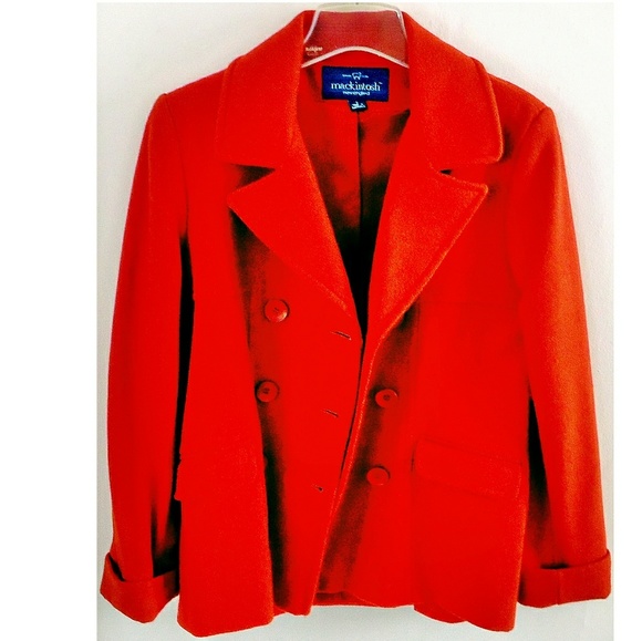 McIntosh pea-coat LN 100% wool 6 - Picture 2 of 3