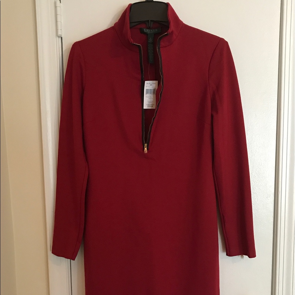 A Red Ralph Lauren dress size 8