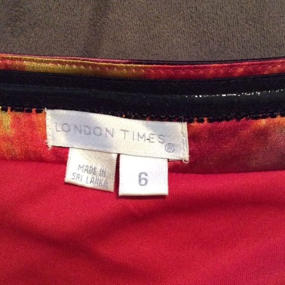 Vibrant printed dress size 6 - Picture 5 of 8