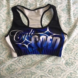 Cali Coed razor back sports bra