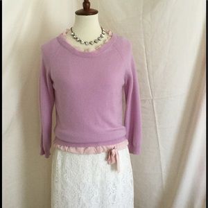 Feminine JCrew cashmere Jackie O sweater