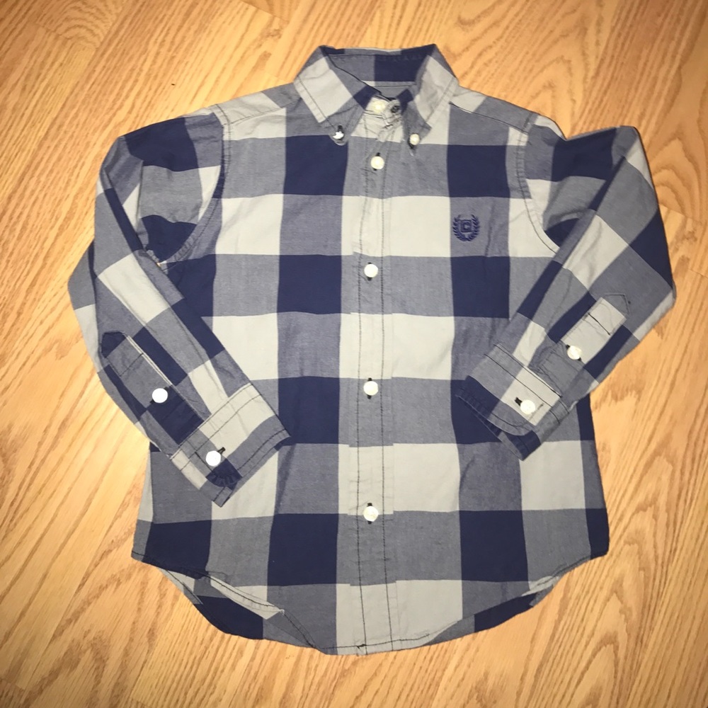 Long Sleeve Chaps Shirt for Boy. Size 3T