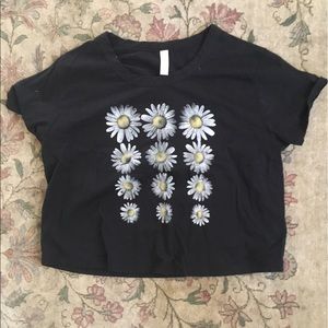 Xhilaration sunflower crop top