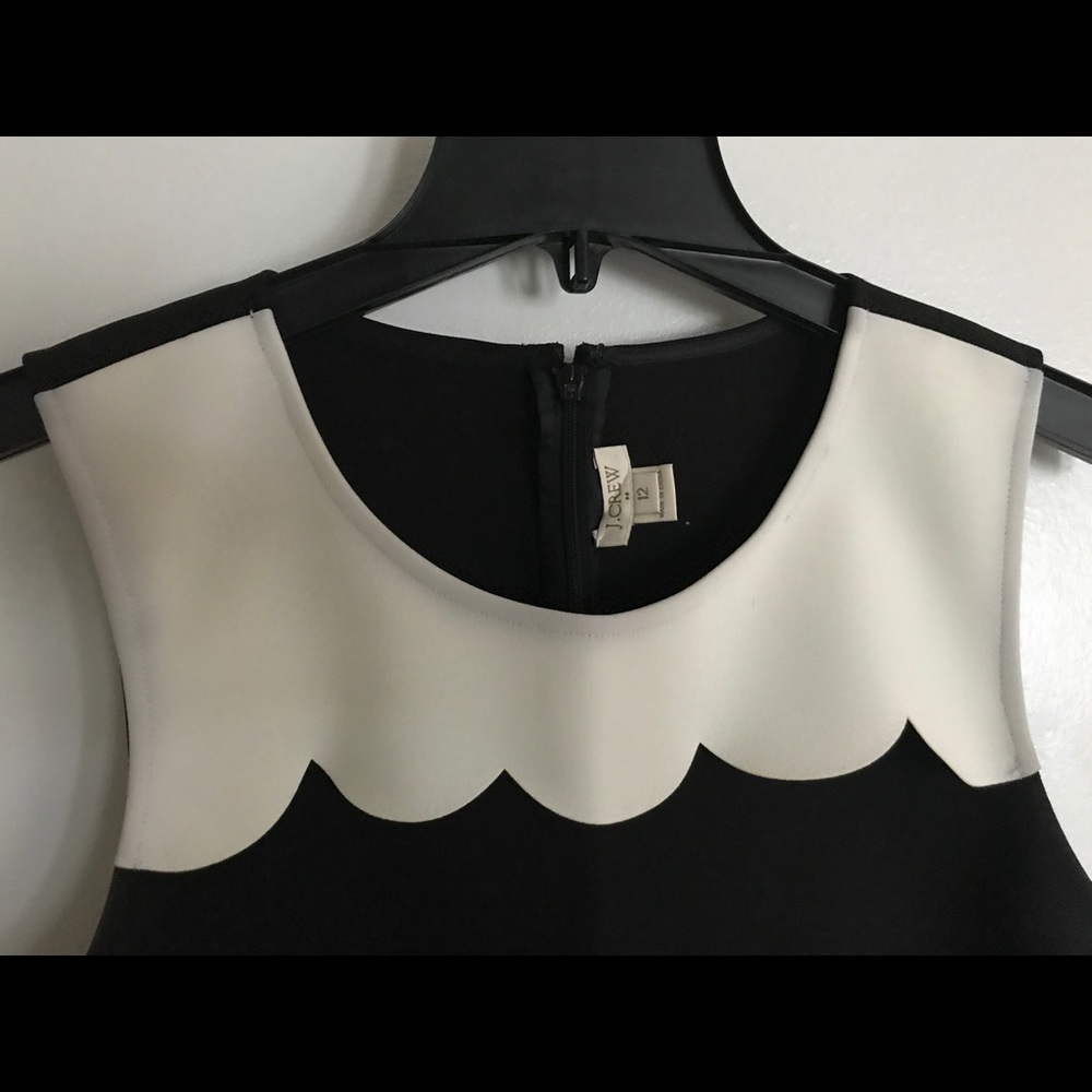 Black and white dress from J.Crew