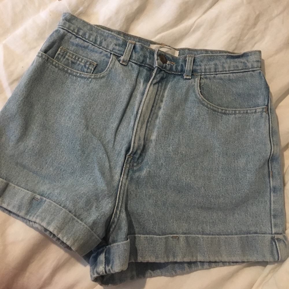 High waisted shorts