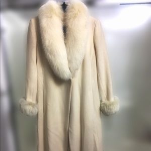 Marvin Richards real fur trench coat