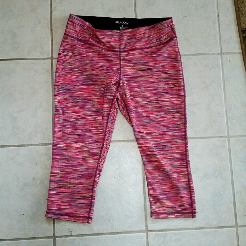 Pink Ideology yoga  workout capris size large