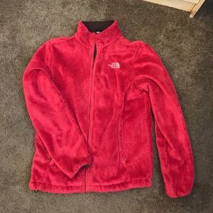 Pink north face jacket